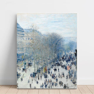 Boulevard des Capucines de Claude Monet | Reproduction Tableau Décoration murale affiche copie