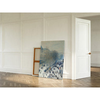 Boulevard des Capucines de Claude Monet | Reproduction Tableau Décoration murale affiche copie