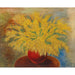 Riproduzione del dipinto Bouquet di Mimosas nel Vaso Rosso - Moïse Kisling