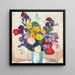 Blumenstrauß - Josse Goossens — gerahmtes Bild an der Wand