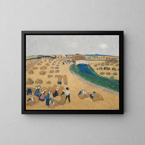 La Récolte - Broncia Koller-Pinell — quadro incorniciato alla parete