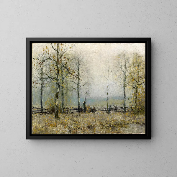 La saison d'automne - Bruce Crane — gerahmtes Bild an der Wand