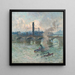 Brume, vapeur et fumée sur la Tamise - Émile Claus — framed artwork on a wall