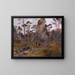Elchjagd - Bruno Liljefors — gerahmtes Bild an der Wand
