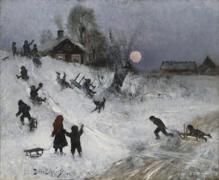 Bruno Liljefors - Sledging.webp