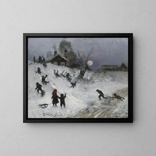 Bruno Liljefors - Sledging.webp
