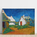 Riproduzione del dipinto Cabanes bianche aux Saintes-Maries - Vincent van Gogh