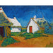 Riproduzione del dipinto Cabanes bianche aux Saintes-Maries - Vincent van Gogh
