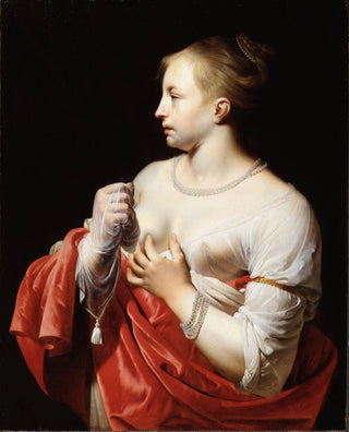 Caesar Van Everdingen - Female Figure Possibly Lucretia.webp