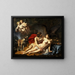 Giove e Callisto - Caesar van Everdingen — quadro incorniciato alla parete