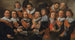 Ufficiali della Compagnia Orange della Vecchia Guardia Civica - Caesar van Everdingen — vista dell’opera