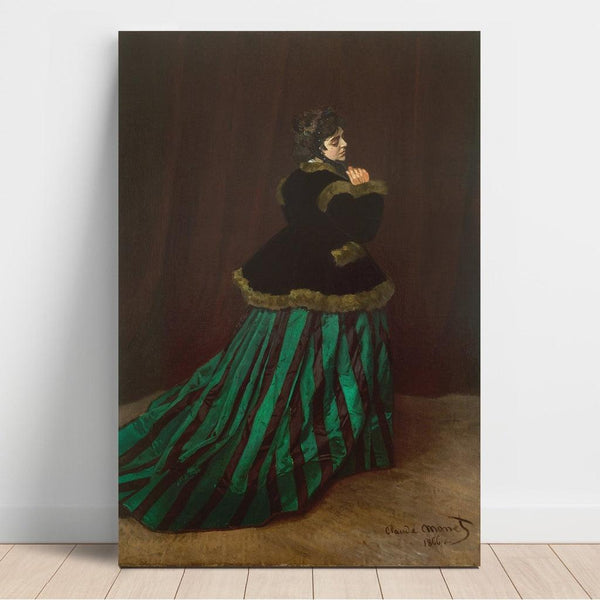 Reproduction of the painting Camille (La Femme à la robe verte) - Claude Monet