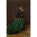 Riproduzione del dipinto Camille (La donna con il vestito verde) - Claude Monet