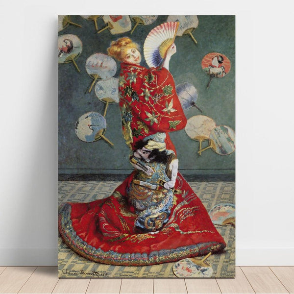 Reproduction of the painting Camille Monet in Japanese costume - Claude Monet