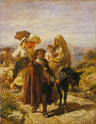 CamilleJosephEtienne Roqueplan - Peasants of Barn.webp