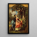 Reproduction of the painting Rousseau and Miss Galley Picking Cherries - Camille Joseph Étienne Roqueplan