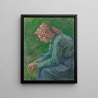 Camille Pissarro - A Seated Peasant Woman.webp