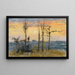 Tramonto - Camille Pissarro — quadro incorniciato alla parete