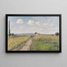 Morgen im Juni bei Pontoise - Camille Pissarro — gerahmtes Bild an der Wand