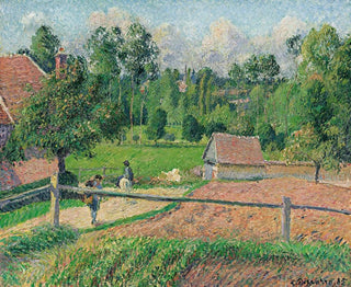 Camille Pissarro - La Maison Delafolie  Eragny.webp