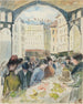 Les Halles centrales le marché aux légumes - Camille Pissarro — Ansicht des Kunstwerks