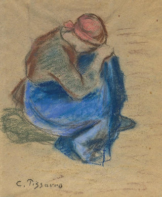 Camille Pissarro - Paysanne accroupie.webp