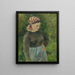 Peasant Painting - Camille Pissarro — framed artwork on a wall