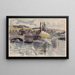 Ponte Corneille a Rouen - Camille Pissarro — quadro incorniciato alla parete