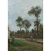 Reproduktion des Gemäldes Route de Louveciennes - Camille Pissarro