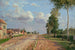Route de Versailles à Rocquencourt - Camille Pissarro — vista dell’opera