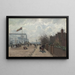 The Crystal Palace - Camille Pissarro — framed artwork on a wall