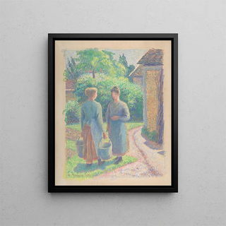 Camille Pissarro - Two Women in a Garden.webp