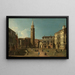 Campo Sant'Angelo Venezia - Canaletto — quadro incorniciato alla parete