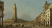 Piazza San Marco Blick nach Süden und Westen - Canaletto — Ansicht des Kunstwerks