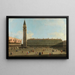 Place Saint-Marc, Venedig - Canaletto — gerahmtes Bild an der Wand