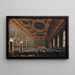 Der Doge und der Große Rat in der Sala del Maggior Consiglio - Canaletto — gerahmtes Bild an der Wand