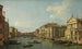 Le Grand Canal à Venise, vue vers le sud-est de San Stae aux Fabbriche Nuove de Rialto - Canaletto — Ansicht des Kunstwerks