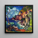 Capri Landschaft - Konrad Mgi — gerahmtes Bild an der Wand