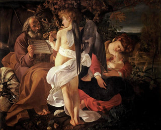 Caravaggio - Rest on the Flight into Egypt.webp