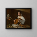 Der Lautenspieler - Caravaggio — gerahmtes Bild an der Wand