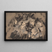 Blumenstrauß - Carel Adolph Lion Cachet — gerahmtes Bild an der Wand