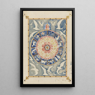 Carel Adolph Lion Cachet - Cirkel met tekens van de dierenriem.webp