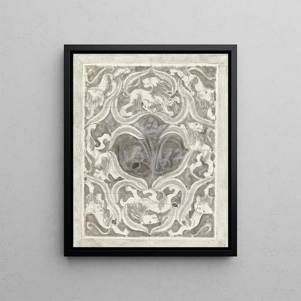 Carel Adolph Lion Cachet - Decoratief ontwerp met leeuwen.webp