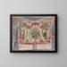 Konzeption dekoratives mit zwei Unterschriften - Carel Adolph Lion Cachet — gerahmtes Bild an der Wand