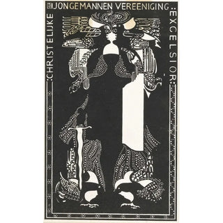 Carel Adolph Lion Cachet - Ex libris van Christelijke Jongemannen Vereeniging Excelsior.webp