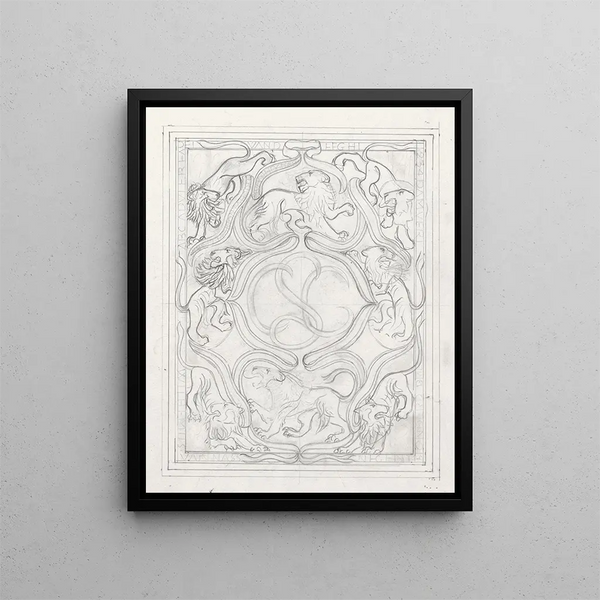 Carel Adolph Lion Cachet - Ontwerp voor een ex libris voor de zoon van de kunstenaar.webp