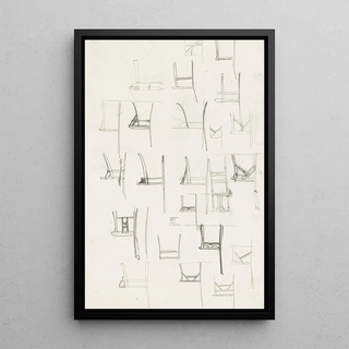 Carel Adolph Lion Cachet - Ontwerpen voor stoelen.webp