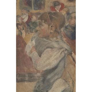 Carel Adolph Lion Cachet - Zittend meisje achter schoolbank.webp