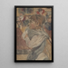 Mädchen sitzend hinter einem Pult - Carel Adolph Lion Cachet — gerahmtes Bild an der Wand