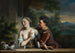 Un uomo che cerca di baciare una donna - Carel de Moor — vista dell’opera